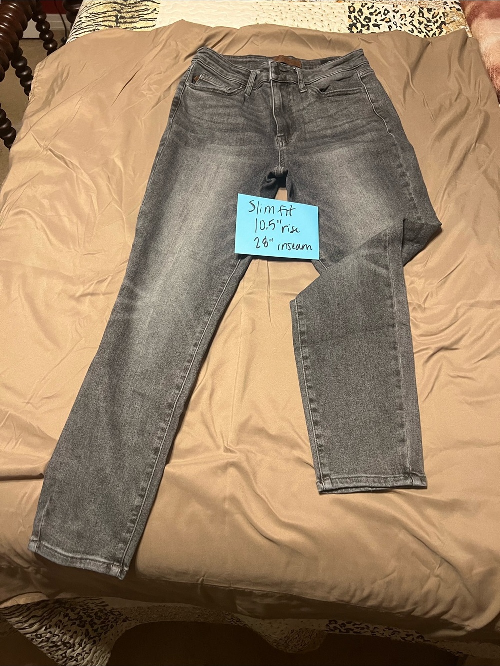 Judy Blue Women's slim Straight Leg Jeans — Washed Gray - jb88744 - size 9/29